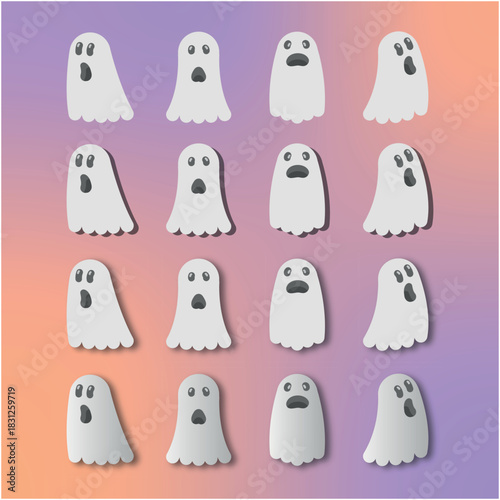 Simple ghost icons 2