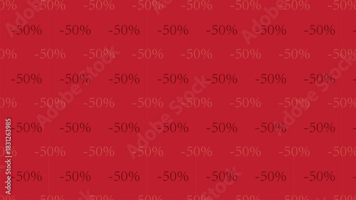 Obraz na plátne background with discount percentage pattern