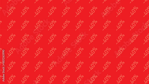 Foto background with discount percentage pattern