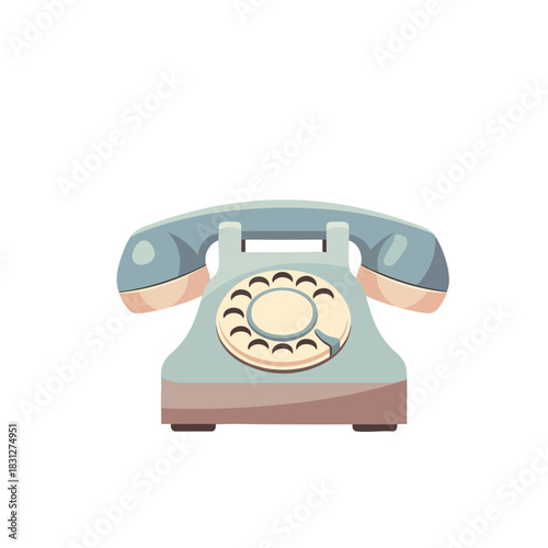 Vintage Rotary Phone: A Classic Communication Device.