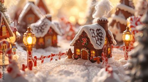 christmas decoration with candles and decorations