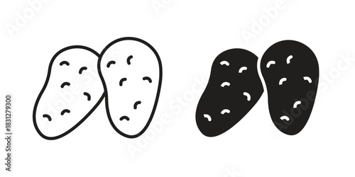 Potato icon for your website design, logo, app, UI. EPS10