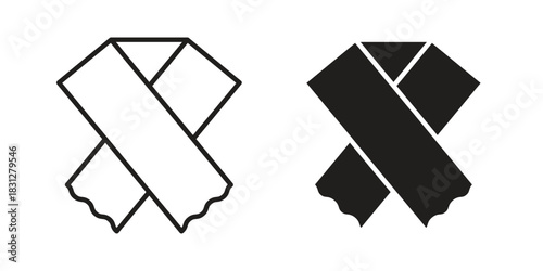 Scarf icon for your website design, logo, app, UI. EPS10