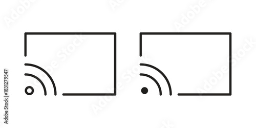 Screencast icon for your website design, logo, app, UI. EPS10