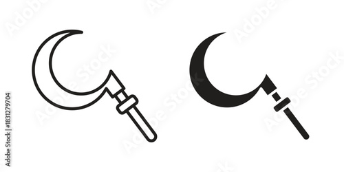 Sickle icon for your website design, logo, app, UI. EPS10