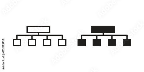 Sitemap icon for your website design, logo, app, UI. EPS10