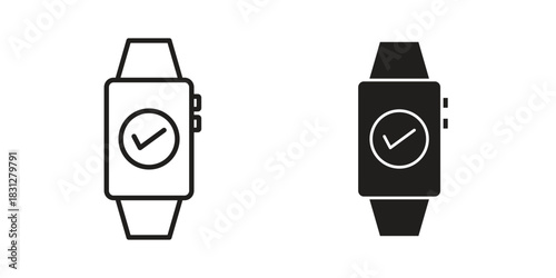 Smart watch icon for your website design, logo, app, UI. EPS10