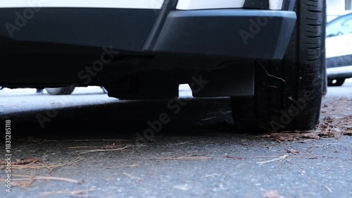 Rapid Car Wheel Turning Left and Right Tire Friction Sound