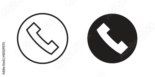 Incoming Call icon designs collection for mobile, ui, web.