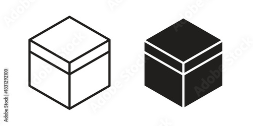 Open box icon designs collection for mobile, ui, web.