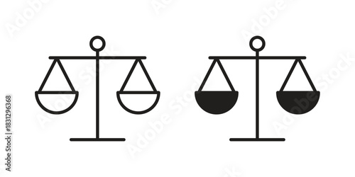 Moral icon doodle set. editable outline stroke vector eps