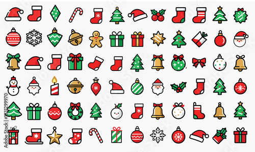 Christmas themed icons