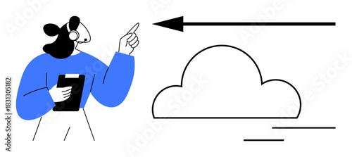 Cloud computing concept. Cloud computing s digital technology and remote data storage advancement. Cloud computing for IT systems, business solutions, network services, data management