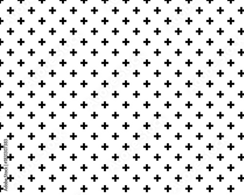 A view of a plus sign pattern, as a background.