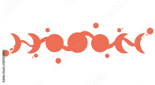 moon phases evolution a celestial dance of lunar transformations linked with subtle dot accents ideal for astrology blogs  mystical art projects.