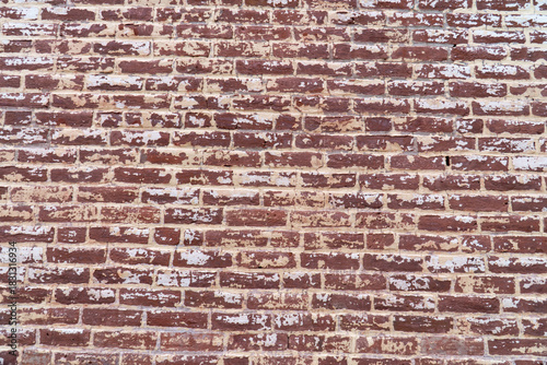 Brick Wall Closeup  Claremore  Oklahoma  USA