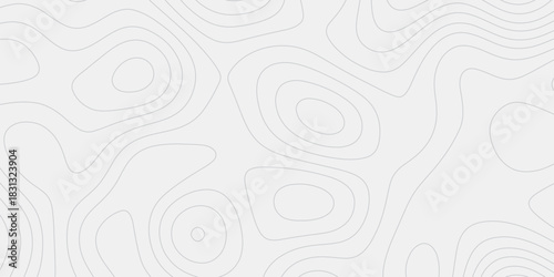 Artistic Cartographic Terrain Pattern Rendered with Smooth Flowing Curves, Layered Ridges, and High-Precision Elevation Line Details