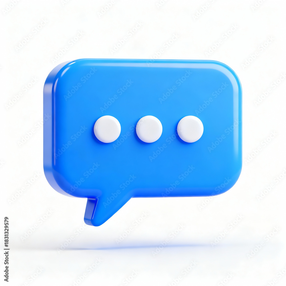 Fototapeta premium chat bubble icon