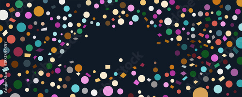 colorful confetti background