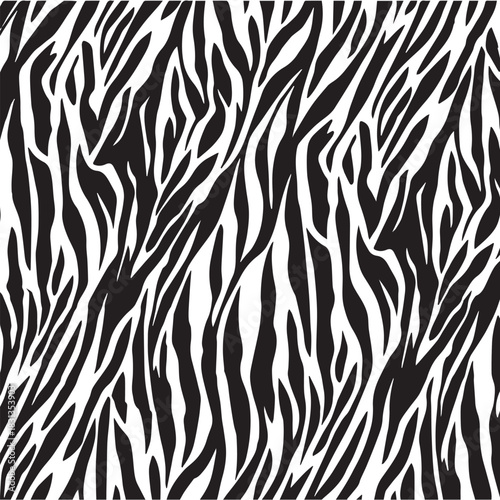 seamless zebra skin texture vector illustration