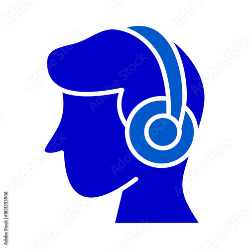 Man With Headset Online Service