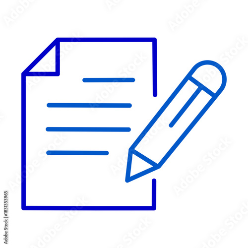 Writing Document Outline Pencil