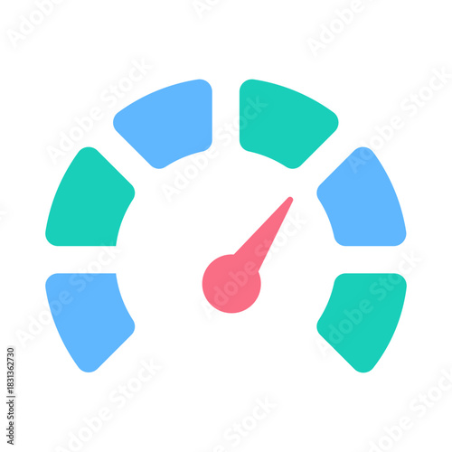 Dashboard Icon - Flat Color