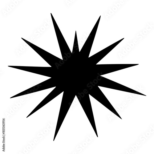 Sharp Star Burst Glyph