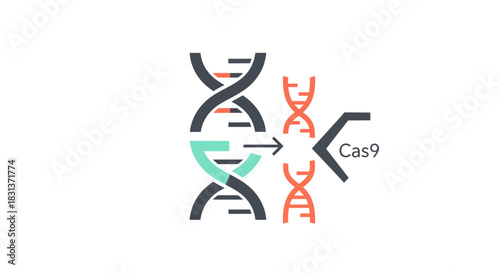 Cutting edge CRISPR technology for innovative biotechnology research and development with precise DNA editing for genetic engineering advancements