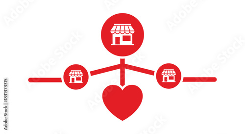 Local business network community support small shop connection