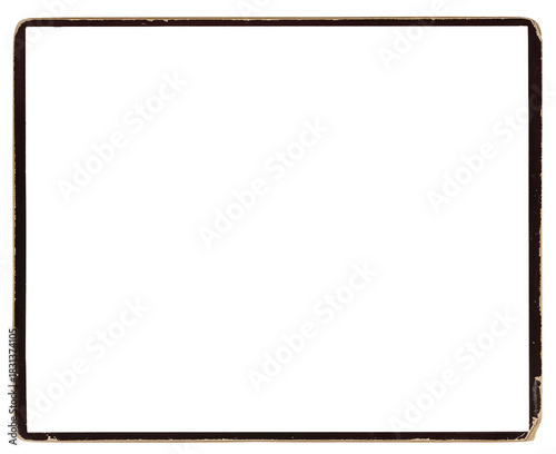 Minimalist vintage horizontal photo border with copy space