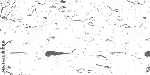 Abstract grunge distressed texture overlay cracked concrete wall black and white vector background graphic resource
