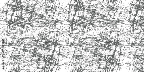Chaotic Scratch Grunge Texture Overlay Vector Background