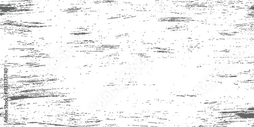 Abstract Grunge Texture Overlay with Horizontal Scratches and Brush Strokes Monochromatic Vector Background