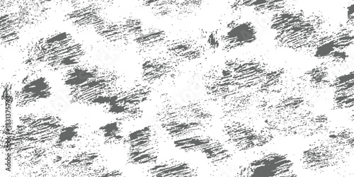 Seamless gray grunge brush stroke pattern vector background texture overlay