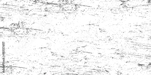 Abstract monochrome vector grunge texture overlay with distressed scratched effect dusty rustic grain pattern background