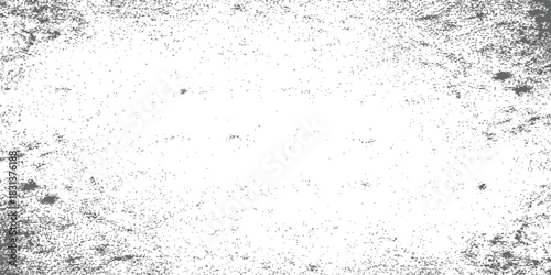 Abstract Grunge Dust Scratched Texture Overlay Grayscale Background with Vignette and Copy Space
