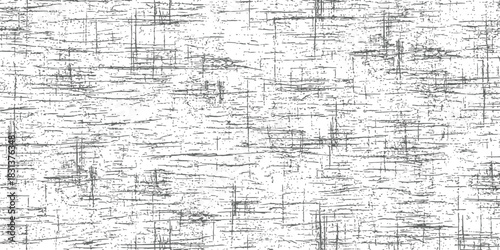 Seamless Distressed Rough Scratch Vector Texture Background Dark Gray Hatch Grunge Overlay Pattern