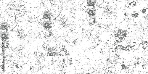 Abstract vector grunge texture overlay distressed background black and white grain noise effect