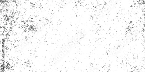 Subtle Grungy Dust and Speckles Texture Overlay Background Distressed Black and White Vector Graphic Element