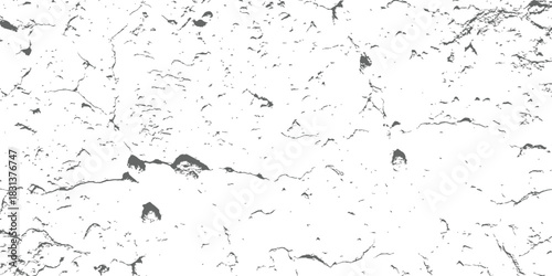 Abstract black and white vector texture overlay grunge effect scratched distressed background pattern