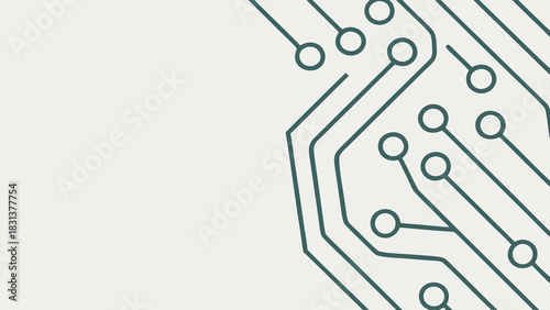 simple background illustration design with circuit pattern