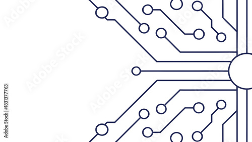 simple background illustration design with circuit pattern