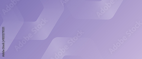 minimalist gradient purple background. Abstract hexagon lines purple background. Modern geometric line art design for background needs.