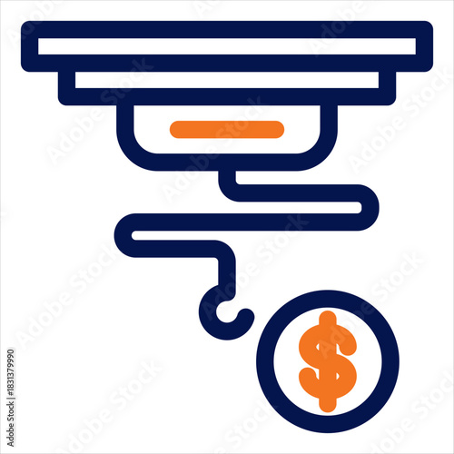 Construction Duotone Icon. Simple Vector Illustration on White Background