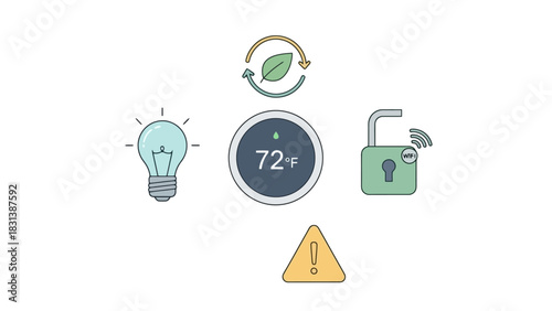 Smart Home Automation Energy Saving Security and Comfort Control Technologies