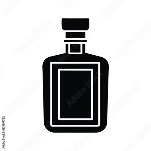 Aftershave Bottle Vector Illustration