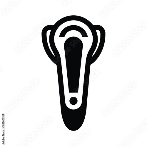 Ear Hair Trimmer Vector Illustration