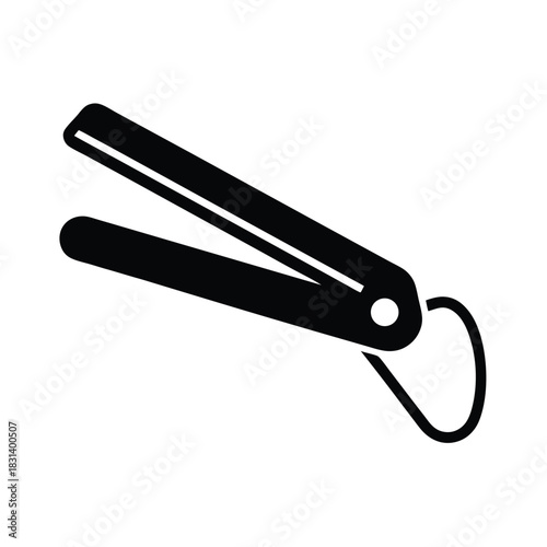 Hair Straightener Vector Illustration