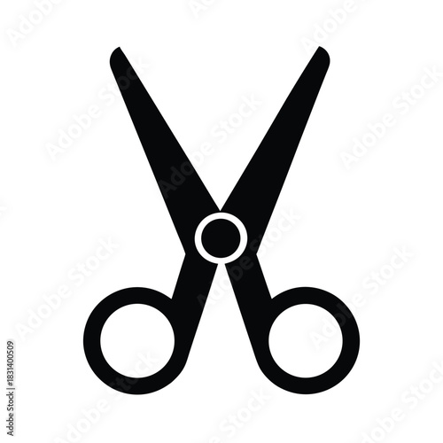 Hair Thinning Scissors Vector Illustration